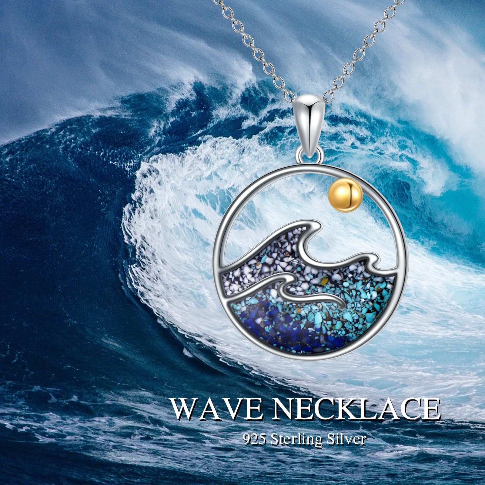 MONGAS Mountain/Cross/Heart/Mustard Seeds Necklace Sterling Silver with Sun Mountain Range Pendant Camper Inspiration Gifts Jewelry for Women Mother Mom - Image 6