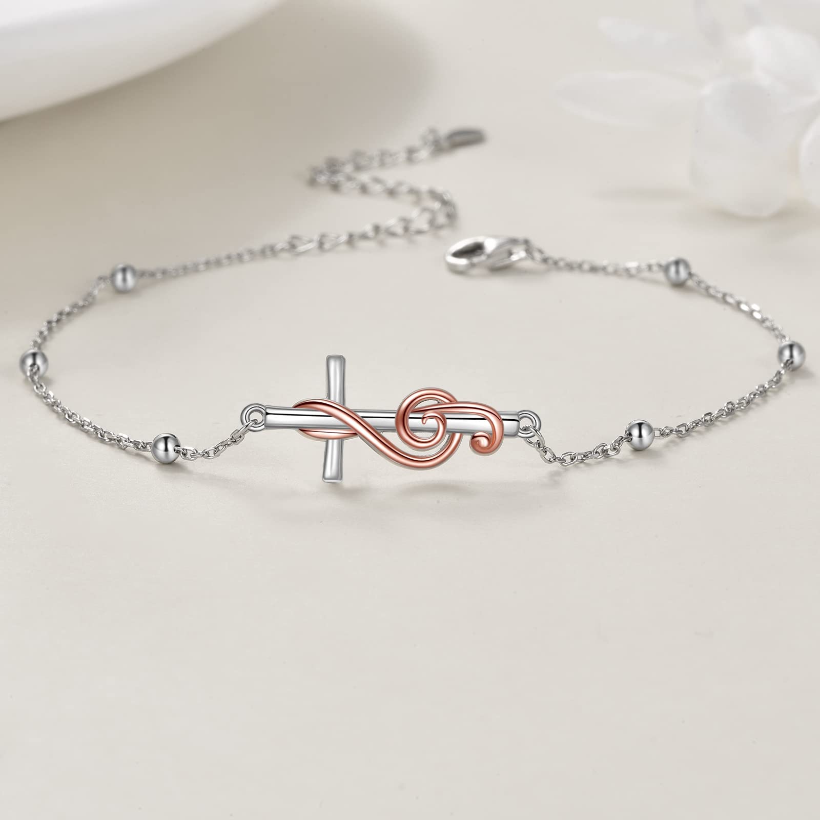 MONGAS Nature Jewelry Women Sterling Silver Mountain/Hummingbird/Duck/Compass Bracelet Graduation Gifts for Women - Image 4