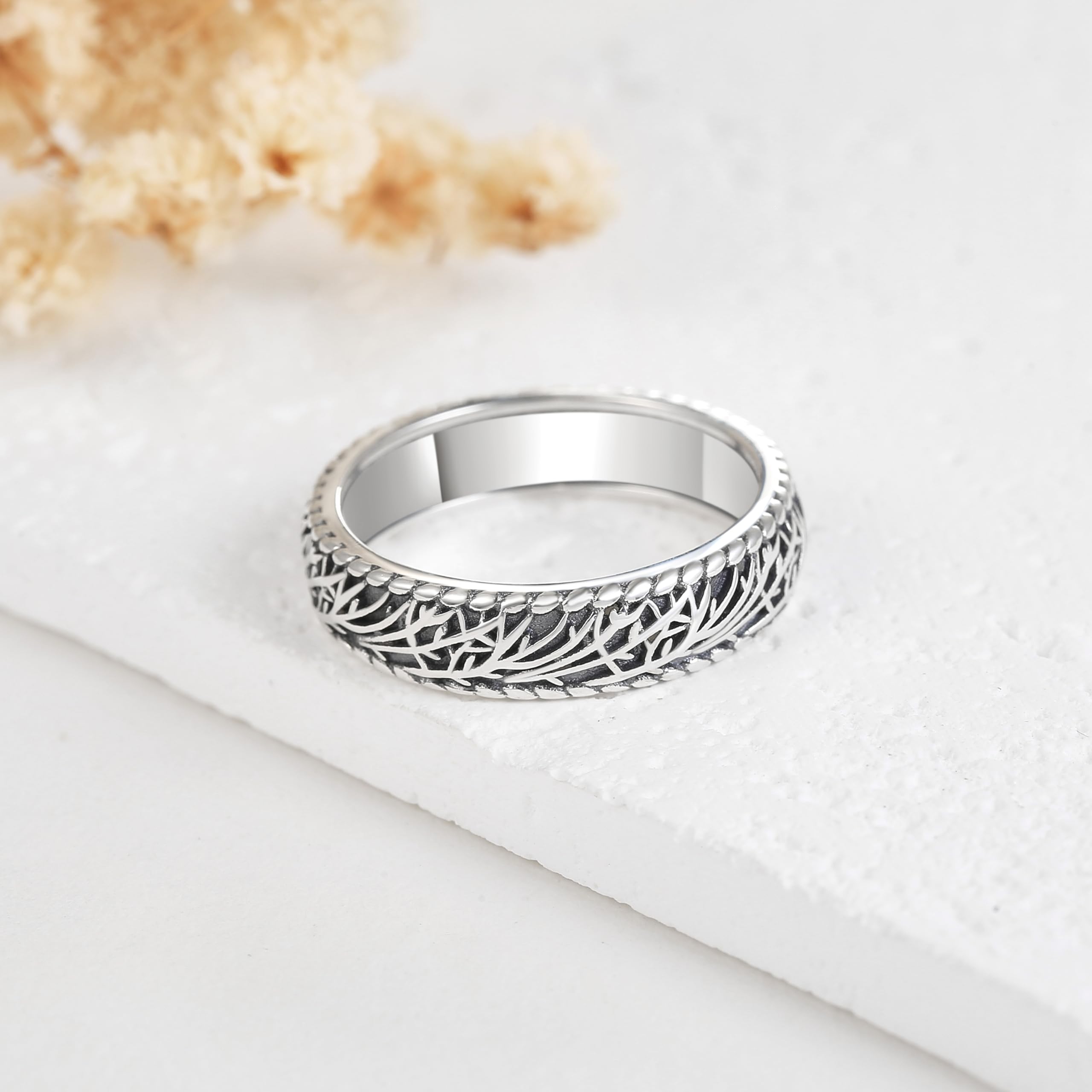 MONGAS Tree of Life Ring for Women 925 Sterling Silver Tree of Life Rings Jewelry for Women - Image 3